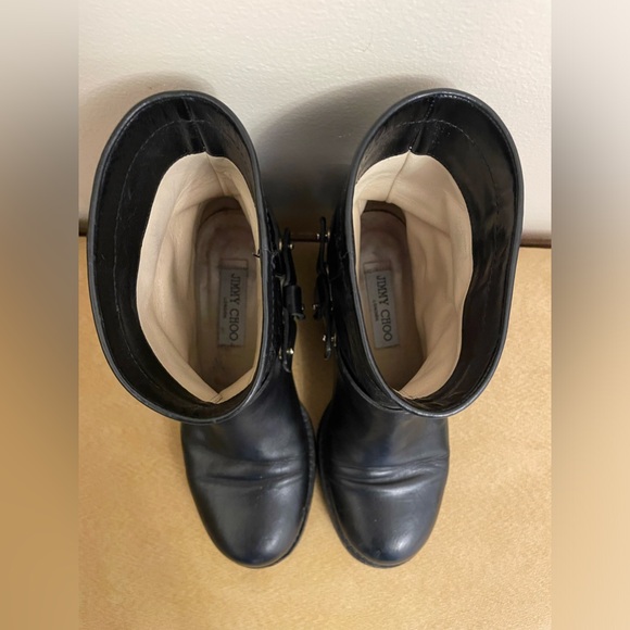 Jimmy Choo Ankle Boot 36.5 Black - Picture 4 of 5
